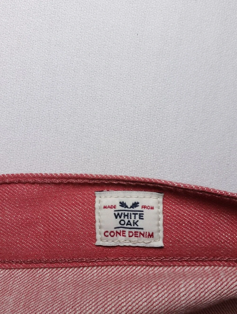 Levi's 501 Mens White Oak Cone Denim Jeans 33X32 Coral NWT Button Fly